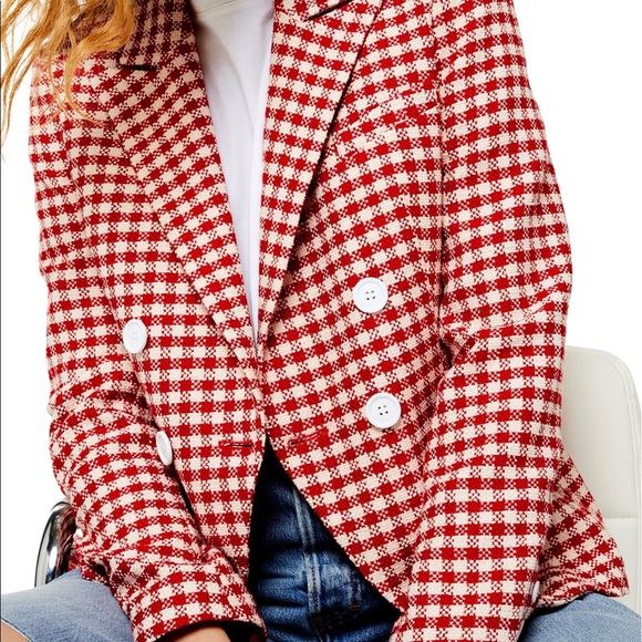 NWT Topshop Check Jacket - Picture 3 of 6